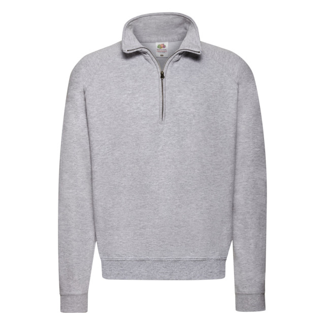 Fruit of the Loom Heren klassiek sweatshirt met ritssluiting UTFK2078_heathergrey large