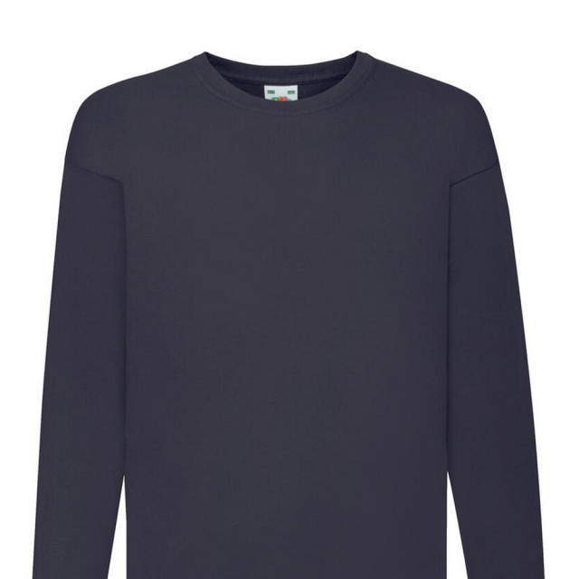 Fruit of the Loom Effen t-shirt met lange mouwen voor kinderen/kids UTFK2075_deepnavy large