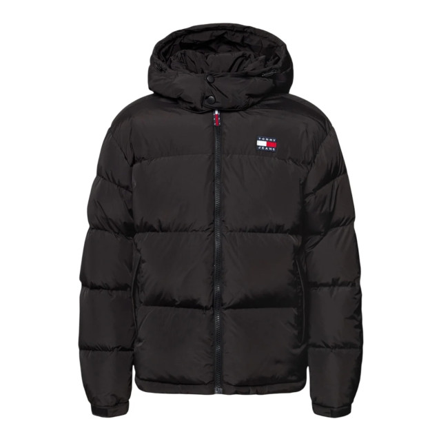 Tommy Hilfiger Jas Tommy Hilfiger Zwart Donsjack met Labeldetail large