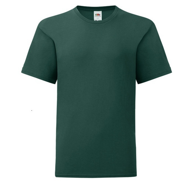 Fruit of the Loom Effen kinder/kids iconic 150 t-shirt UTFK3251_forestgreen large Fruit of the Loom Effen kinder/kids iconic 150 t-shirt UTFK3251_forestgreen large