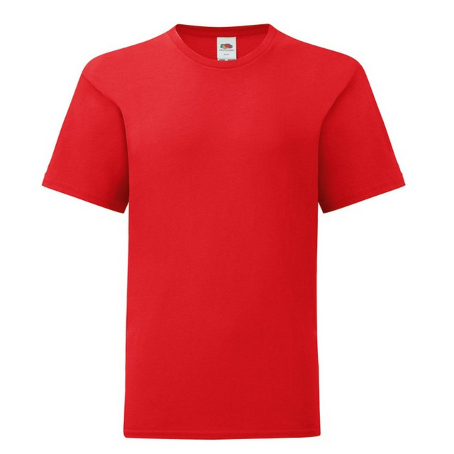 Fruit of the Loom Effen kinder/kids iconic 150 t-shirt UTFK3251_red large Fruit of the Loom Effen kinder/kids iconic 150 t-shirt UTFK3251_red large