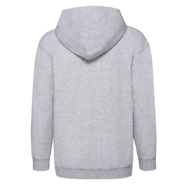 Fruit of the Loom Kinder/kids classic heather full zip hoodie UTFK3262_heathergrey large