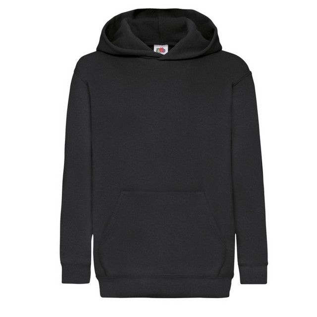 Fruit of the Loom Kinder/kids klassieke hoodie UTFK3255_black large