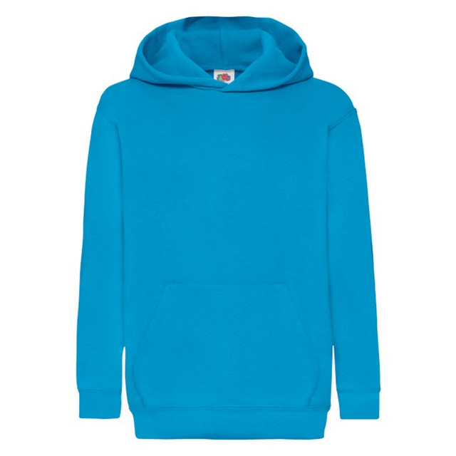 Fruit of the Loom Kinder/kids klassieke hoodie UTFK3255_azureblue large