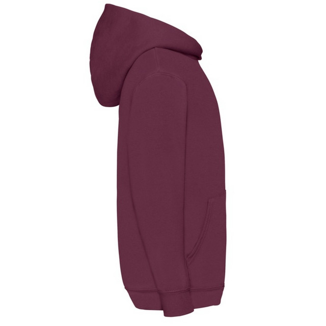 Fruit of the Loom Kinder/kids klassieke hoodie UTFK3255_burgundy large