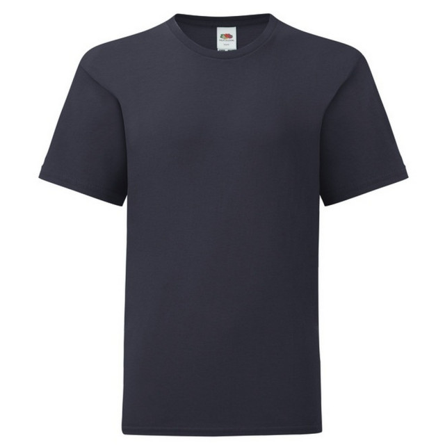 Fruit of the Loom Effen kinder/kids iconic 150 t-shirt UTFK3251_deepnavy large