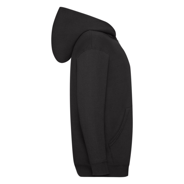 Fruit of the Loom Kinder/kids klassiek jasje met capuchon UTFK3209_black large