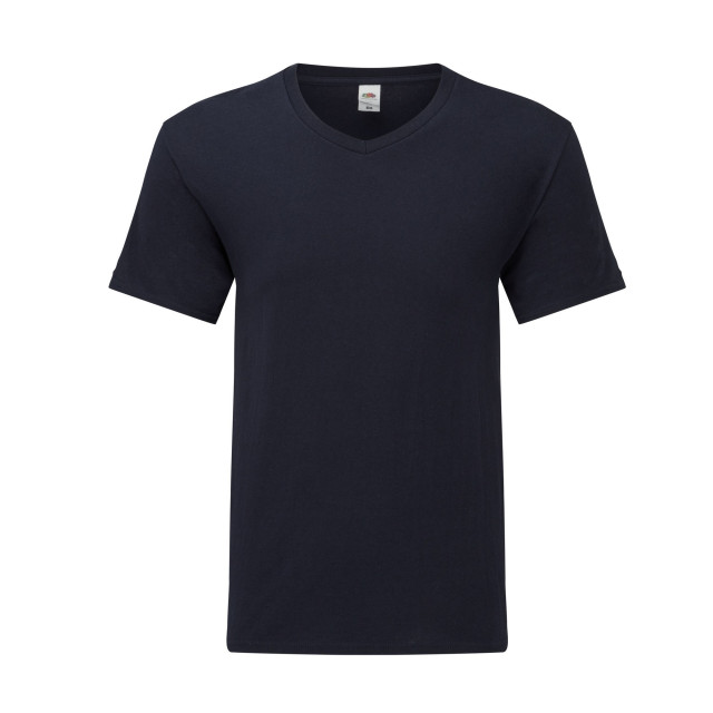Fruit of the Loom Heren iconic 150 v hals t-shirt UTFK3189_deepnavy large