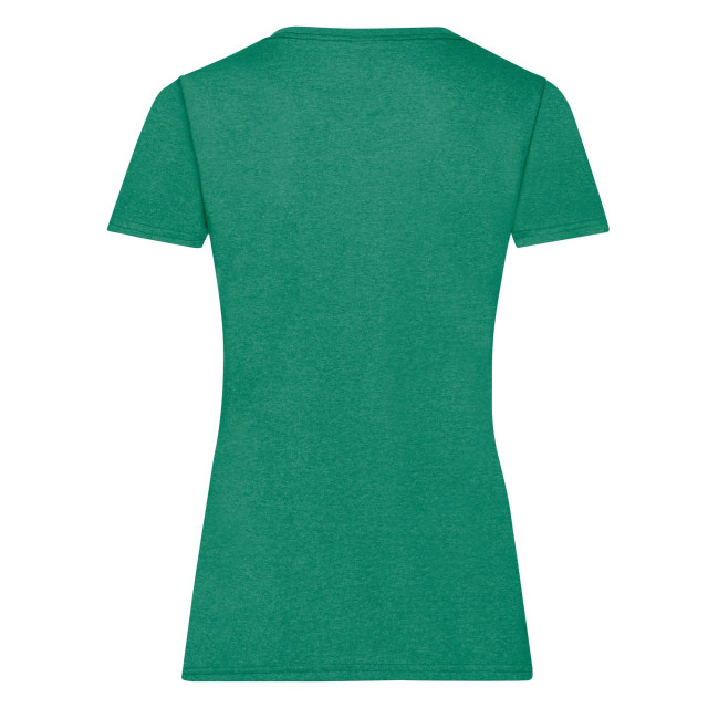 Fruit of the Loom Dames valueweight t-shirt UTFK3173_heathergreen large
