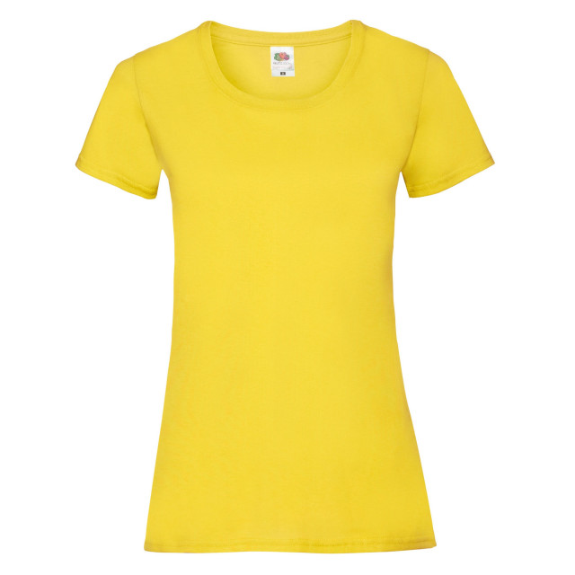 Fruit of the Loom Dames valueweight t-shirt UTFK3173_yellow large