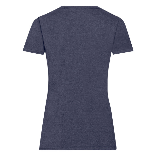 Fruit of the Loom Dames valueweight t-shirt UTFK3173_heathernavy large