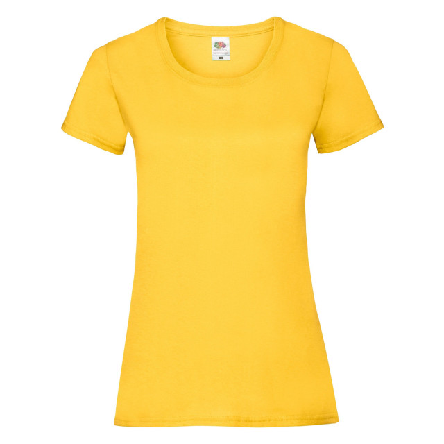 Fruit of the Loom Dames valueweight t-shirt UTFK3173_sunflower large