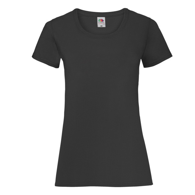 Fruit of the Loom Dames valueweight t-shirt UTFK3173_black large
