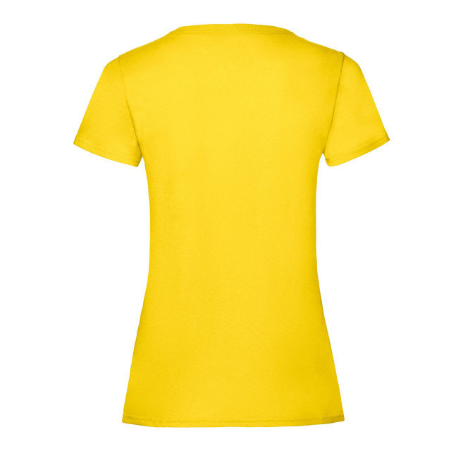 Fruit of the Loom Dames valueweight t-shirt UTFK3173_yellow large