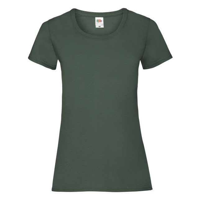 Fruit of the Loom Dames valueweight t-shirt UTFK3173_bottlegreen large