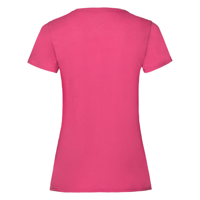 Fruit of the Loom Dames valueweight t-shirt UTFK3173_fuchsia large