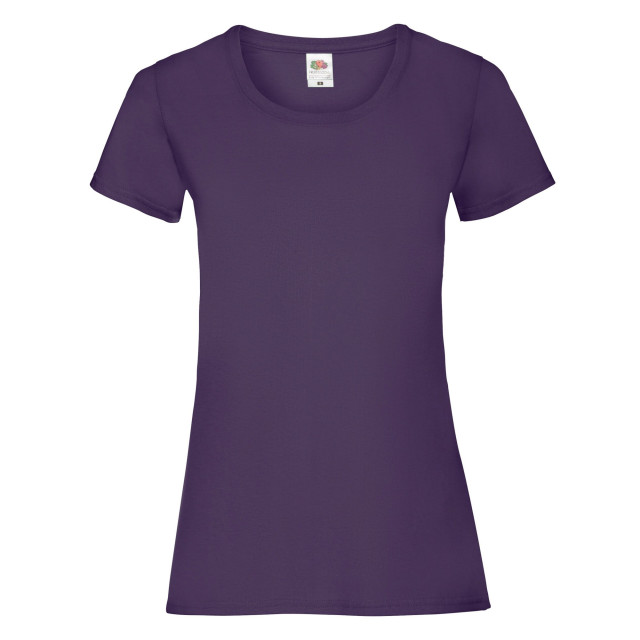 Fruit of the Loom Dames valueweight t-shirt UTFK3173_purple large