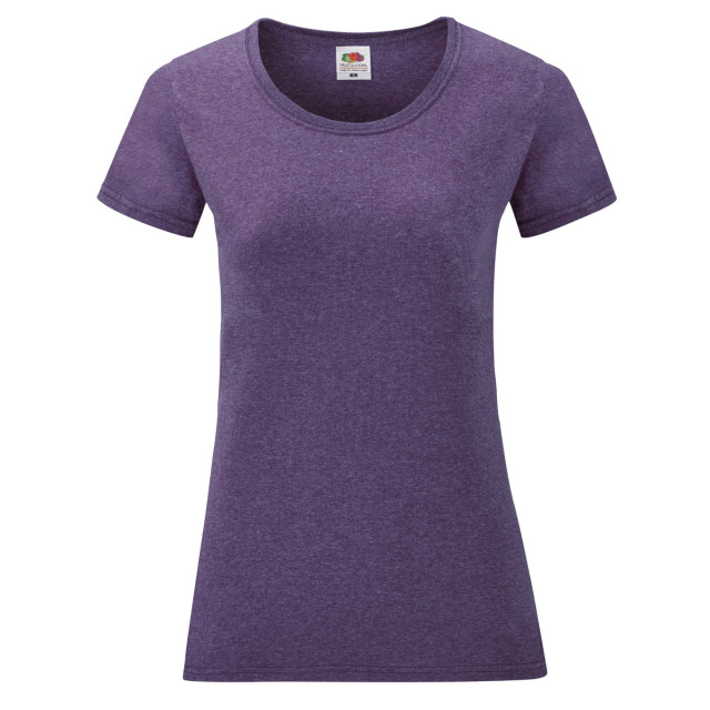 Fruit of the Loom Dames valueweight t-shirt UTFK3173_heatherpurple large
