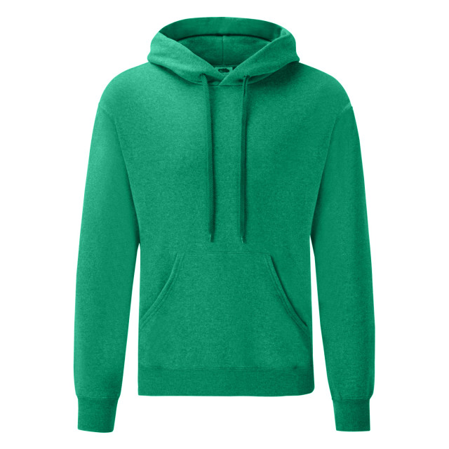 Fruit of the Loom Heren klassieke hoodie UTFK3165_heathergreen large