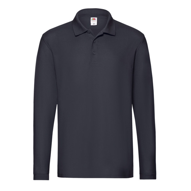Fruit of the Loom Heren premium poloshirt met lange mouwen UTFK3120_deepnavy large