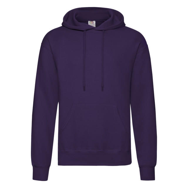 Fruit of the Loom Heren klassieke hoodie UTFK3165_purple large