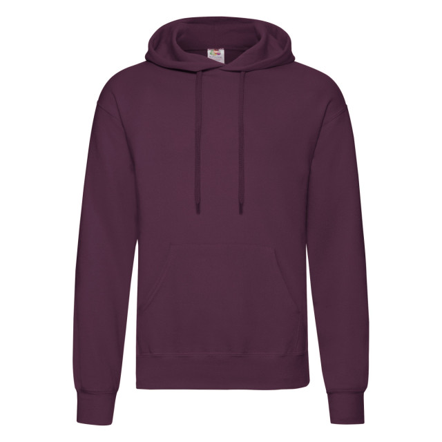 Fruit of the Loom Heren klassieke hoodie UTFK3165_burgundy large