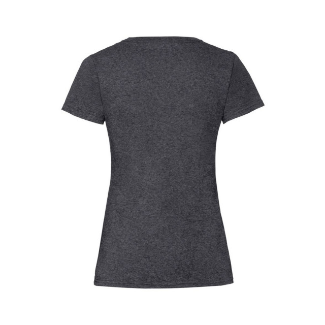 Fruit of the Loom Dames valueweight heather v hals t-shirt UTFK3048_grey large