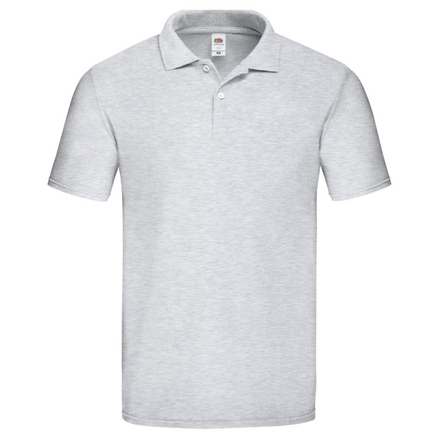 Fruit of the Loom Heren original heather poloshirt UTFK3036_grey large