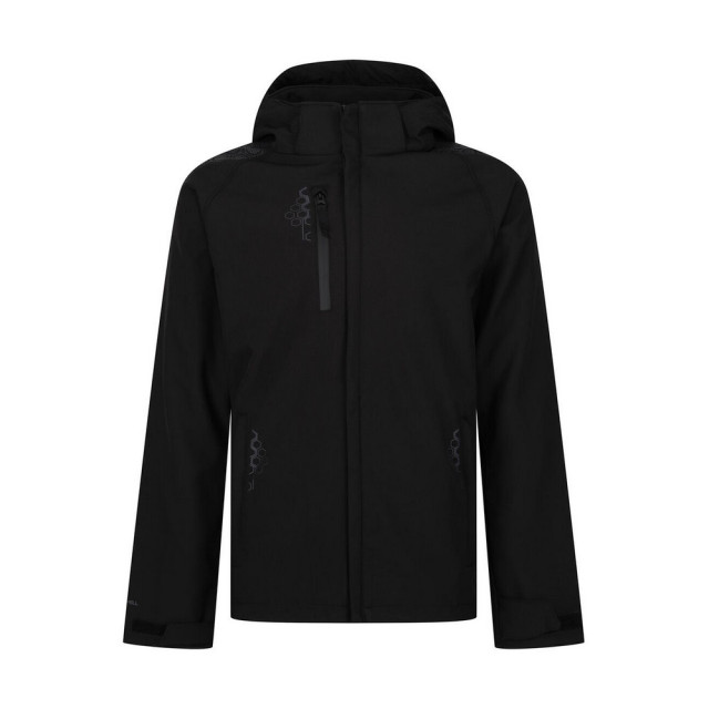 Regatta Heren repeller gevoerd soft shell jack met capuchon UTFK3028_black large