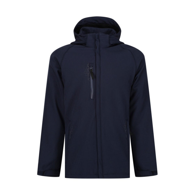 Regatta Heren repeller gevoerd soft shell jack met capuchon UTFK3028_navy large
