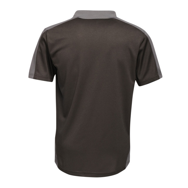 Regatta Herencontrast coolweave polo shirt UTFK2994_blacksealgrey large