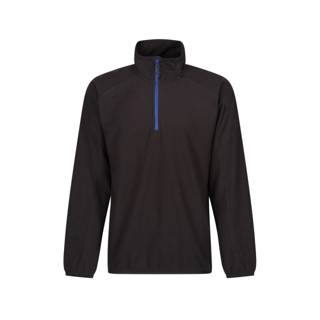 Regatta Heren navigate half zip fleece UTFK2984_blacknewroyal large
