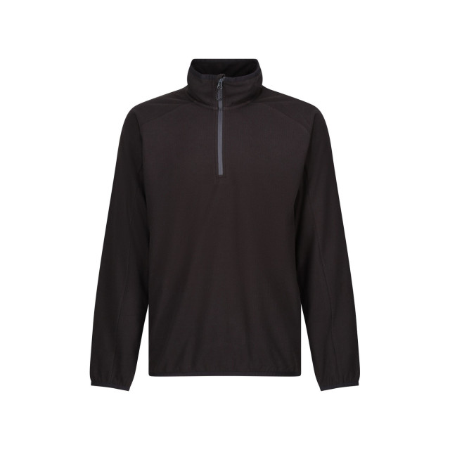 Regatta Heren navigate half zip fleece UTFK2984_blacksealgrey large