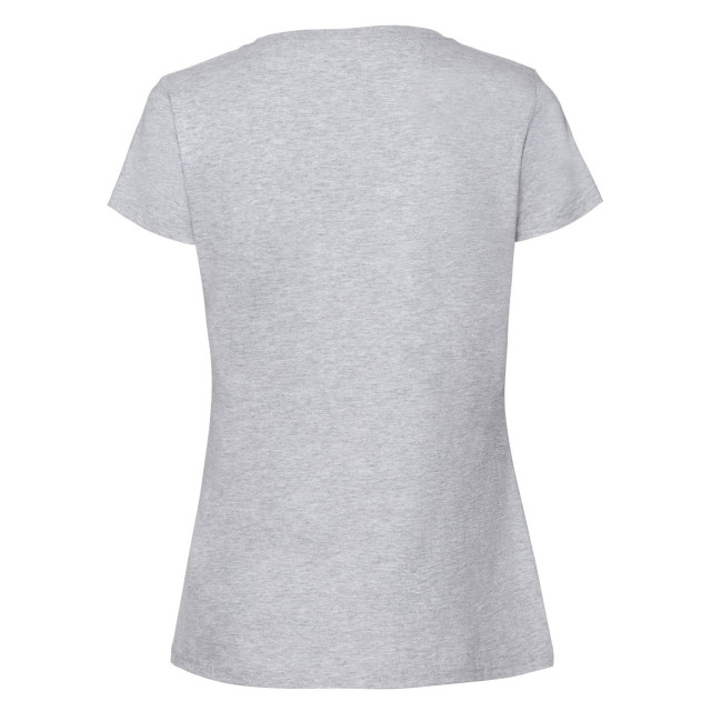 Fruit of the Loom Dames iconic 195 premium heather t-shirt UTFK2986_grey large