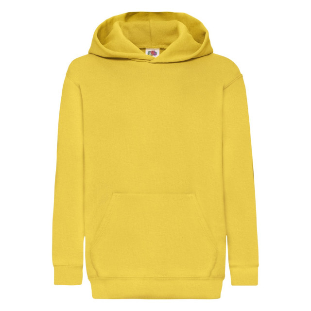 Fruit of the Loom Kinder/kids classic 260 hoodie UTFK3001_sunflower large