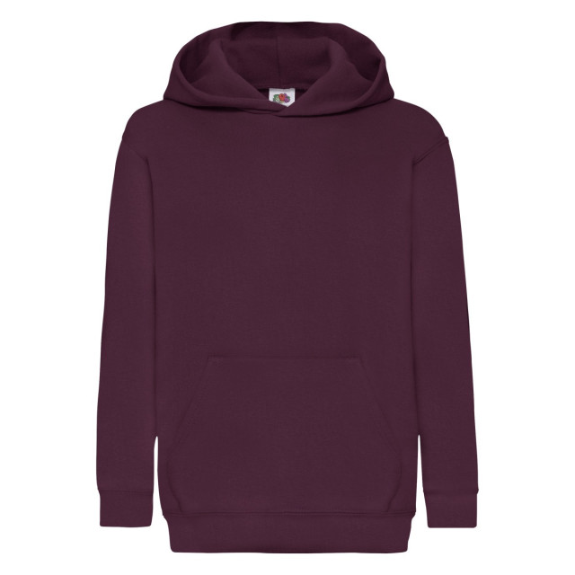 Fruit of the Loom Kinder/kids classic 260 hoodie UTFK3001_burgundy large