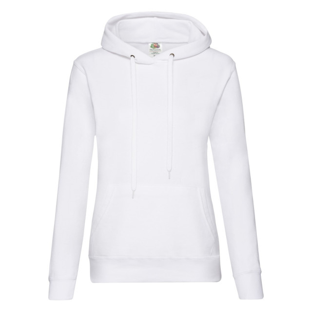 Fruit of the Loom Dames klassieke hoodie UTLT1855_white large
