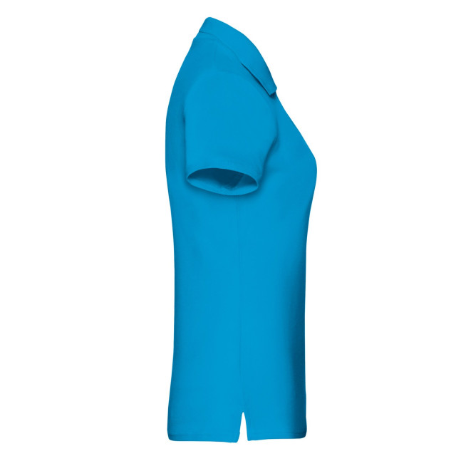 Fruit of the Loom Dames premium effen poloshirt UTFK2965_azureblue large