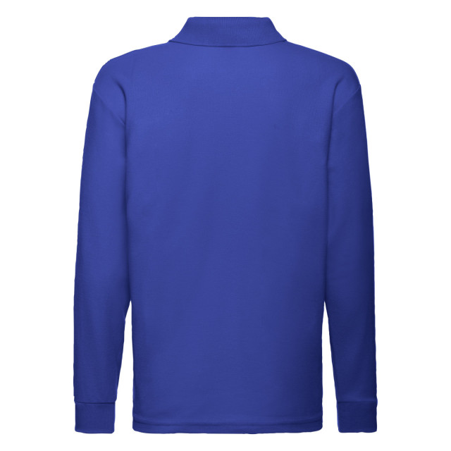 Fruit of the Loom Polo shirt met lange mouwen voor kinderen/kinderen UTFK2947_royalblue large