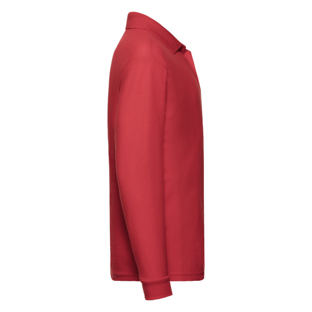 Fruit of the Loom Polo shirt met lange mouwen voor kinderen/kinderen UTFK2947_red large