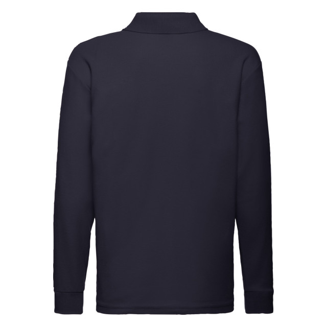 Fruit of the Loom Polo shirt met lange mouwen voor kinderen/kinderen UTFK2947_deepnavy large