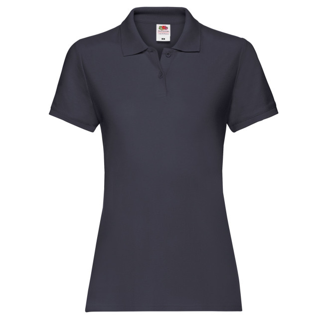 Fruit of the Loom Dames premium effen poloshirt UTFK2965_deepnavy large