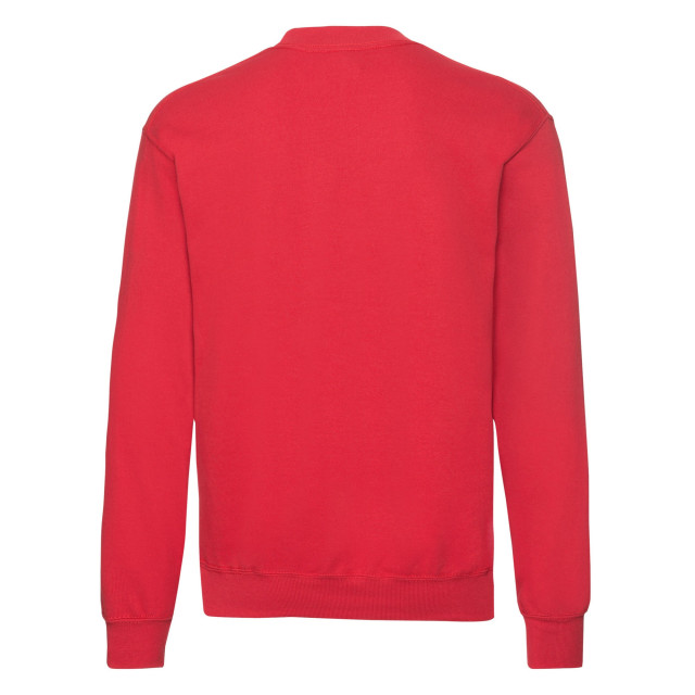Fruit of the Loom Uniseks klassiek ingelegd sweatshirt voor volwassenen UTLT1965_red large