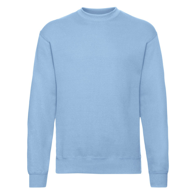 Fruit of the Loom Uniseks klassiek ingelegd sweatshirt voor volwassenen UTLT1965_skyblue large