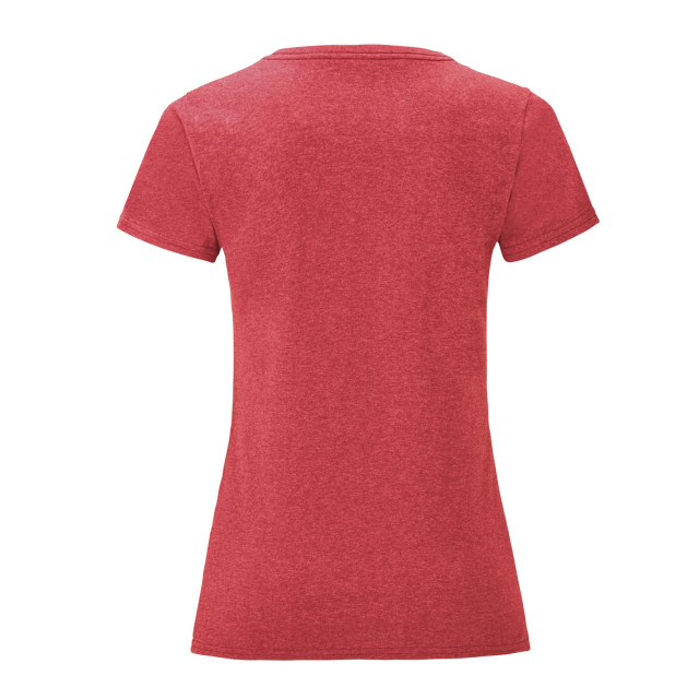 Fruit of the Loom Dames iconisch 150 t-shirt UTFK2930_heatherred large