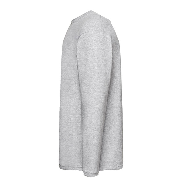 Fruit of the Loom Heren valueweight heather t-shirt met lange mouwen UTFK2916_heathergrey large
