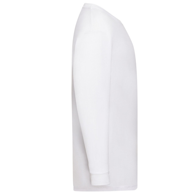 Fruit of the Loom Kinder/kids valueweight t-shirt met lange mouwen UTLT1705_white large