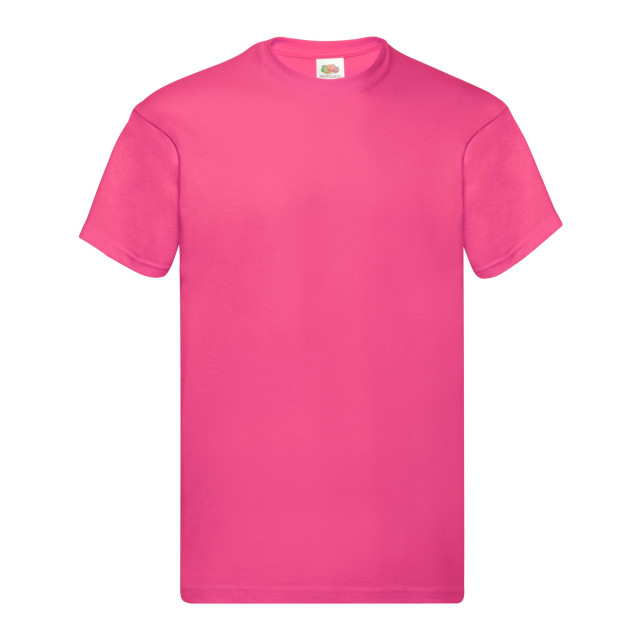 Fruit of the Loom Heren origineel t-shirt UTFK2910_fuchsia large
