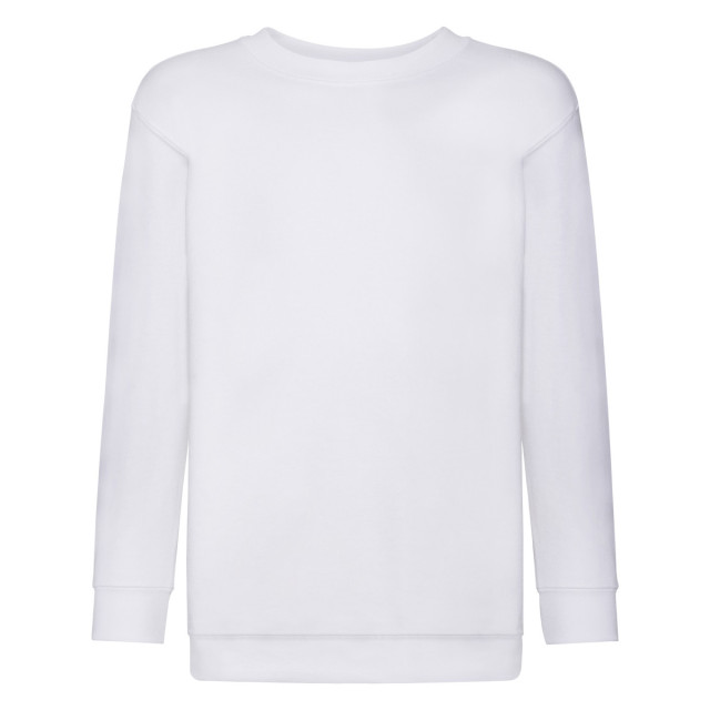 Fruit of the Loom Klassiek effen sweatshirt voor kinderen/kinderen UTFK2883_white large