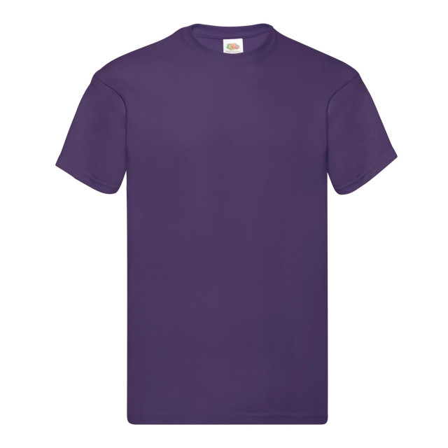 Fruit of the Loom Heren origineel t-shirt UTFK2910_purple large